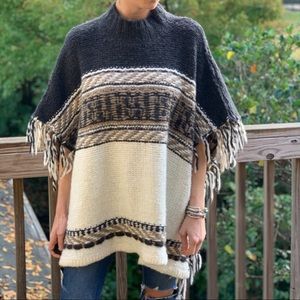 Free People Oversized Poncho